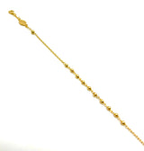 18K GOLD ROSARY BRACELET - HANDMADE IN ITALY