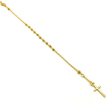 18K GOLD ROSARY BRACELET - HANDMADE IN ITALY