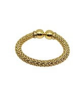 18K GOLD BANGLE BRACELET - HANDMADE IN ITALY