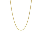 18K GOLD ROPE CHAIN - HANDMADE IN ITALY