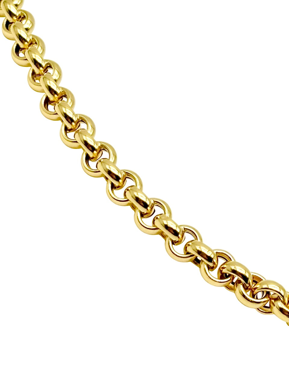 18K GOLD ANITA ROLO LINK CHAIN - HANDMADE IN ITALY