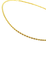 18K GOLD ROPE CHAIN - HANDMADE IN ITALY