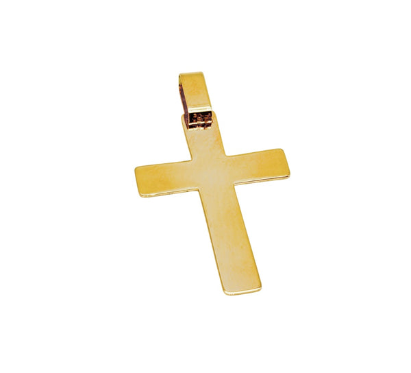 18K GOLD ALFREDO CROSS - HANDMADE IN ITALY