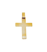 18K GOLD ALFREDO CROSS - HANDMADE IN ITALY