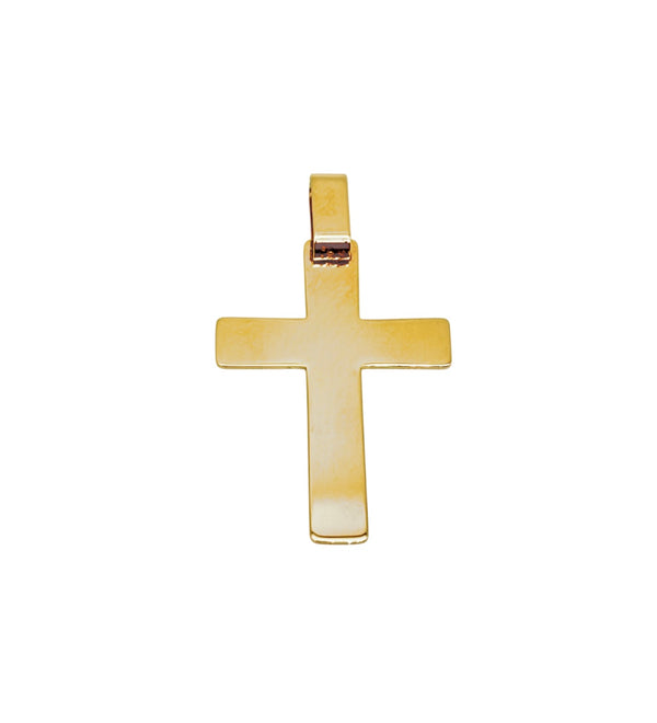 18K GOLD ALFREDO CROSS - HANDMADE IN ITALY