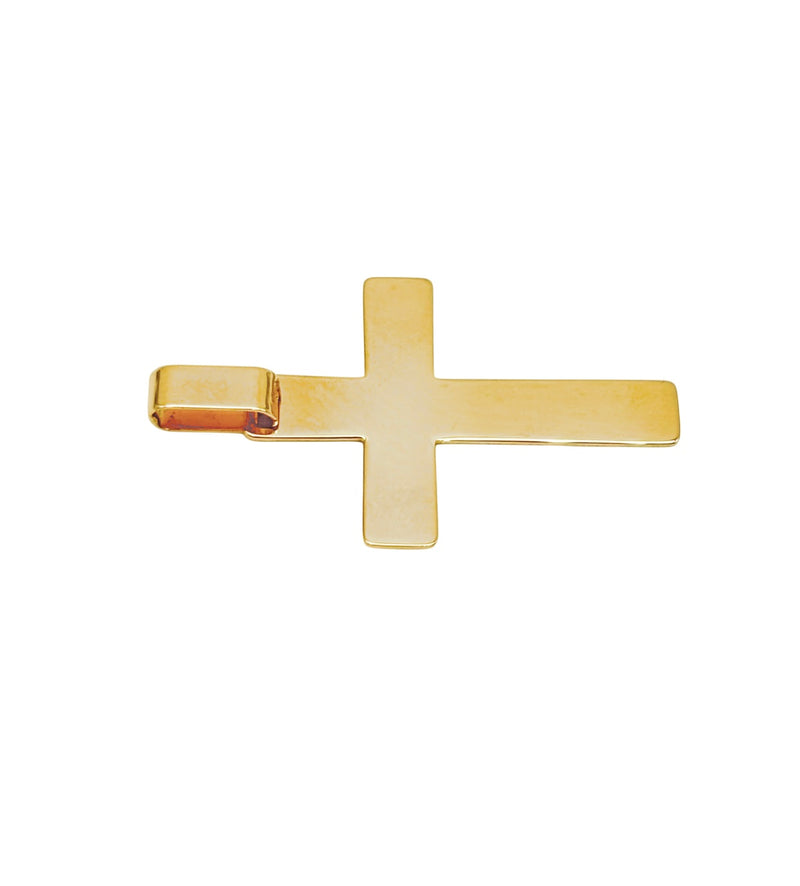 18K GOLD ALFREDO CROSS - HANDMADE IN ITALY