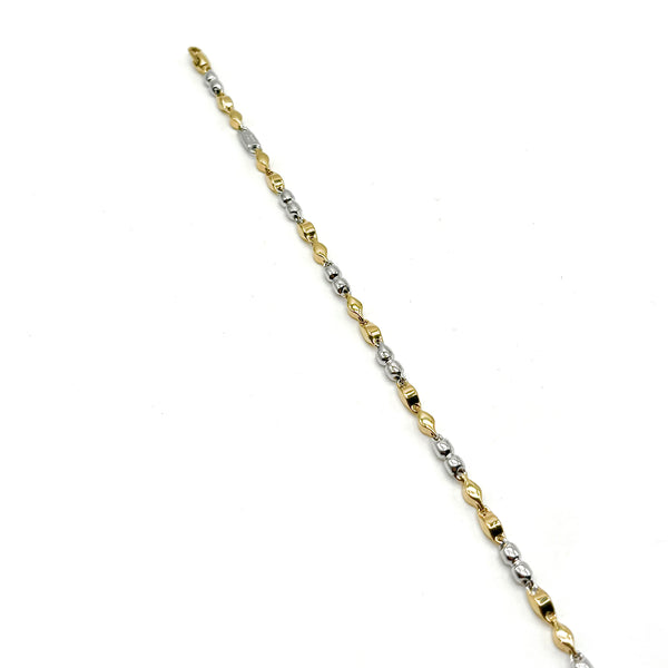 18K GOLD BARBERA CHAIN BRACELET - HANDMADE IN ITALY