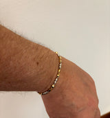 18K GOLD BARBERA CHAIN BRACELET - HANDMADE IN ITALY