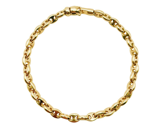 18K GOLD ASINARA CHAIN BRACELET - HANDMADE IN ITALY