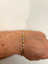 18K GOLD FRANCESCO CHAIN BRACELET - HANDMADE IN ITALY