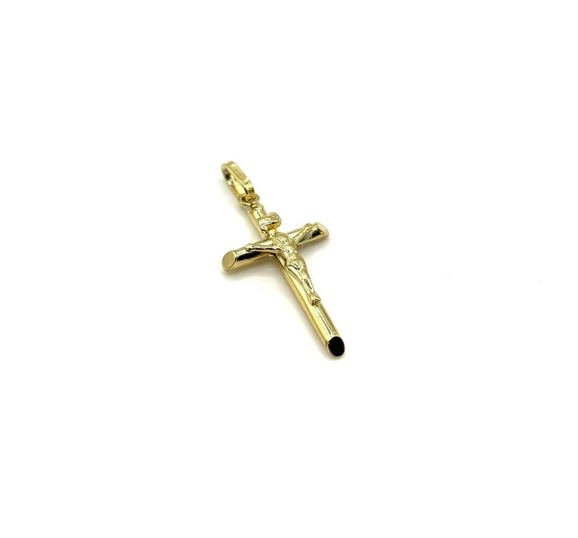 18K GOLD ANTIMO CROSS - HANDMADE IN ITALY