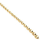 18K GOLD TOSCA ROLO CHAIN BRACELET - HANDMADE IN ITALY