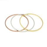 18K GOLD BANGLE BRACELET - HANDMADE IN ITALY