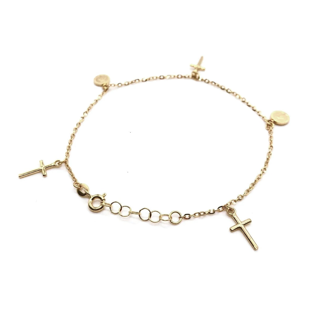 Natasha Rosary Bracelet // 14k Gold Vermeil – Sisterberry & Co.™