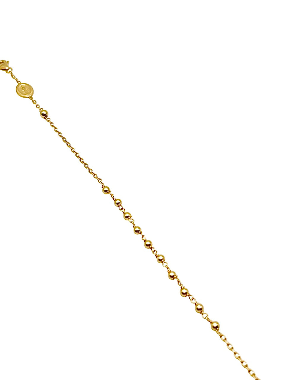 18K GOLD ROSARY BRACELET - HANDMADE IN ITALY