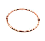 18K GOLD BANGLE BRACELET - HANDMADE IN ITALY