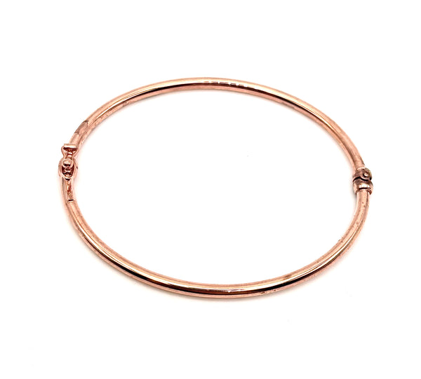 18K GOLD BANGLE BRACELET - HANDMADE IN ITALY