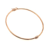 18K GOLD BANGLE BRACELET - HANDMADE IN ITALY