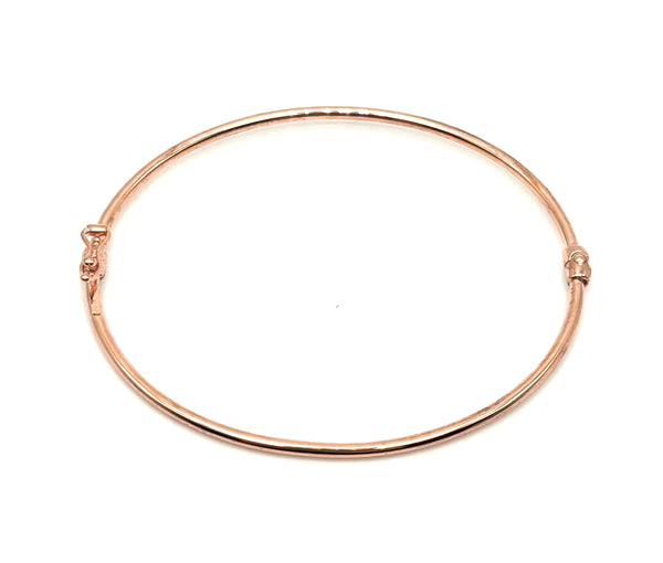 18K GOLD BANGLE BRACELET - HANDMADE IN ITALY