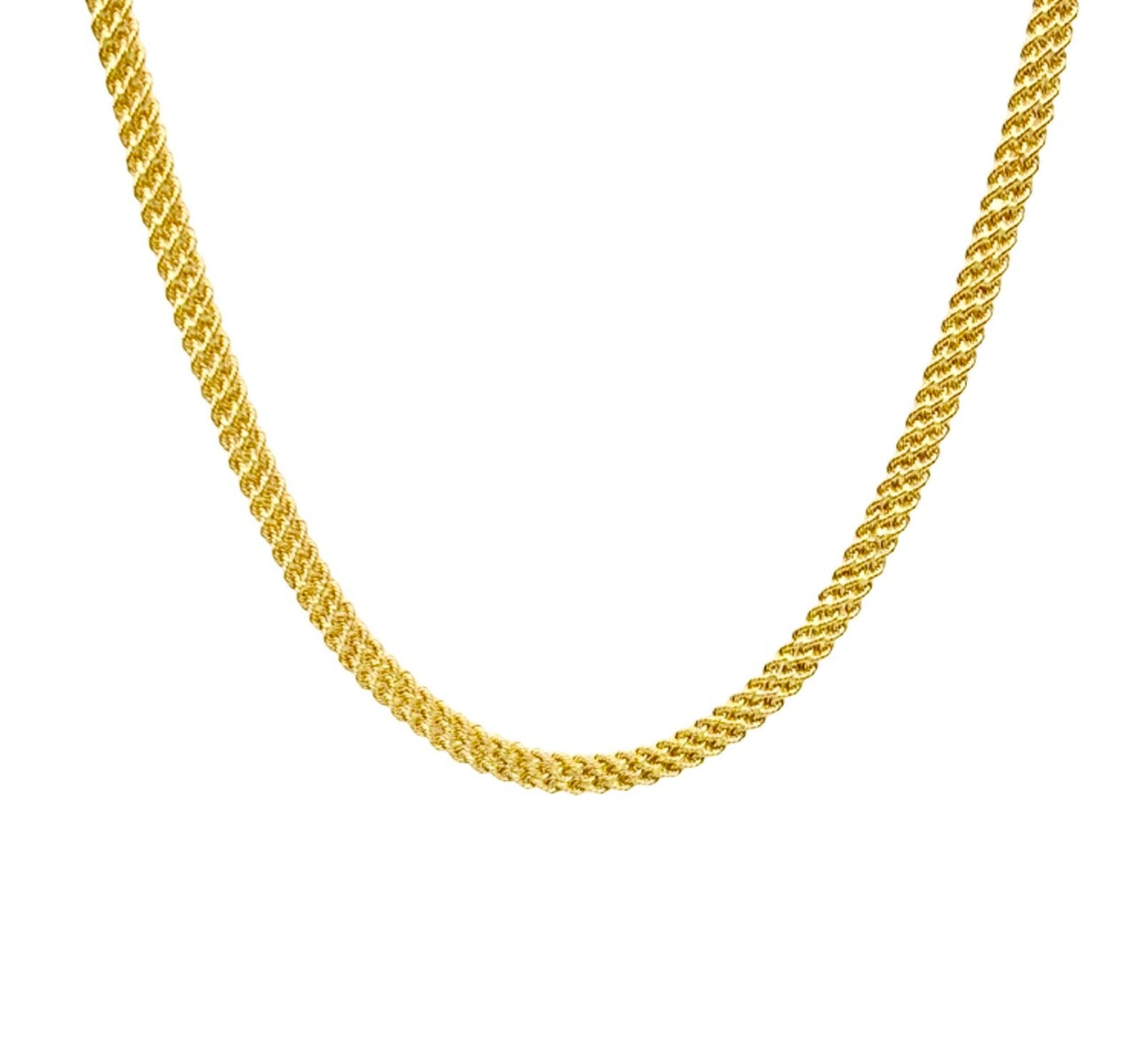 18K GOLD ROPE CHAIN - HANDMADE IN ITALY