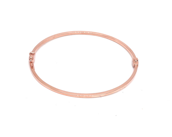 18K GOLD BANGLE BRACELET - HANDMADE IN ITALY