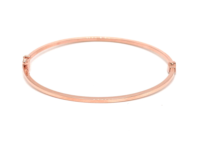 18K GOLD BANGLE BRACELET - HANDMADE IN ITALY