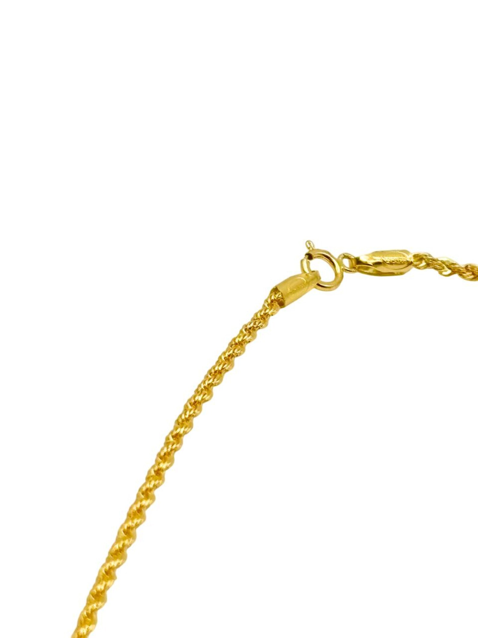 18K GOLD ROPE CHAIN - HANDMADE IN ITALY