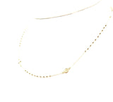 18K GOLD GABRIELLA ROSARY NECKLACE - HANDMADE IN ITALY