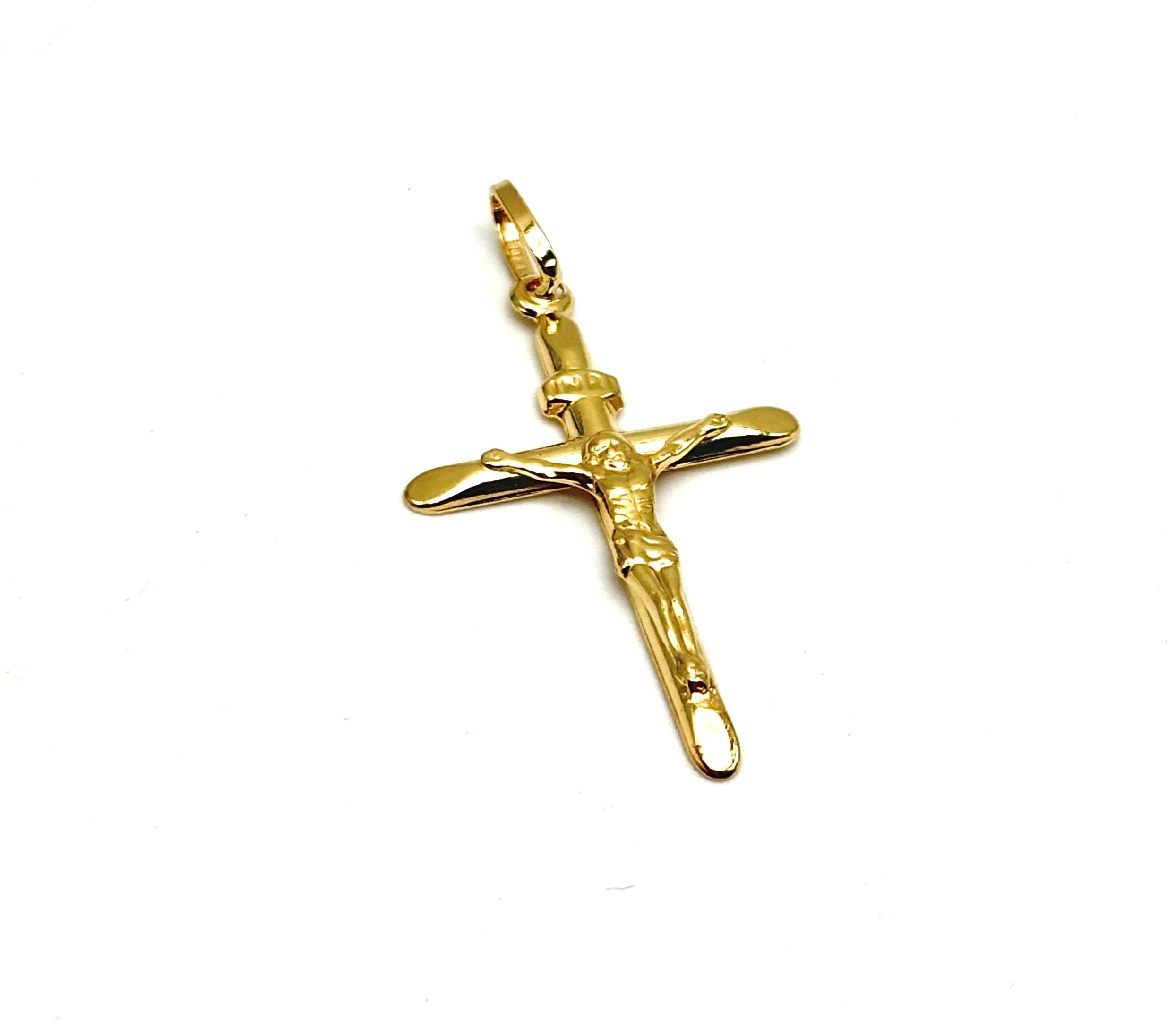 18K GOLD ADELMO CROSS - HANDMADE IN ITALY