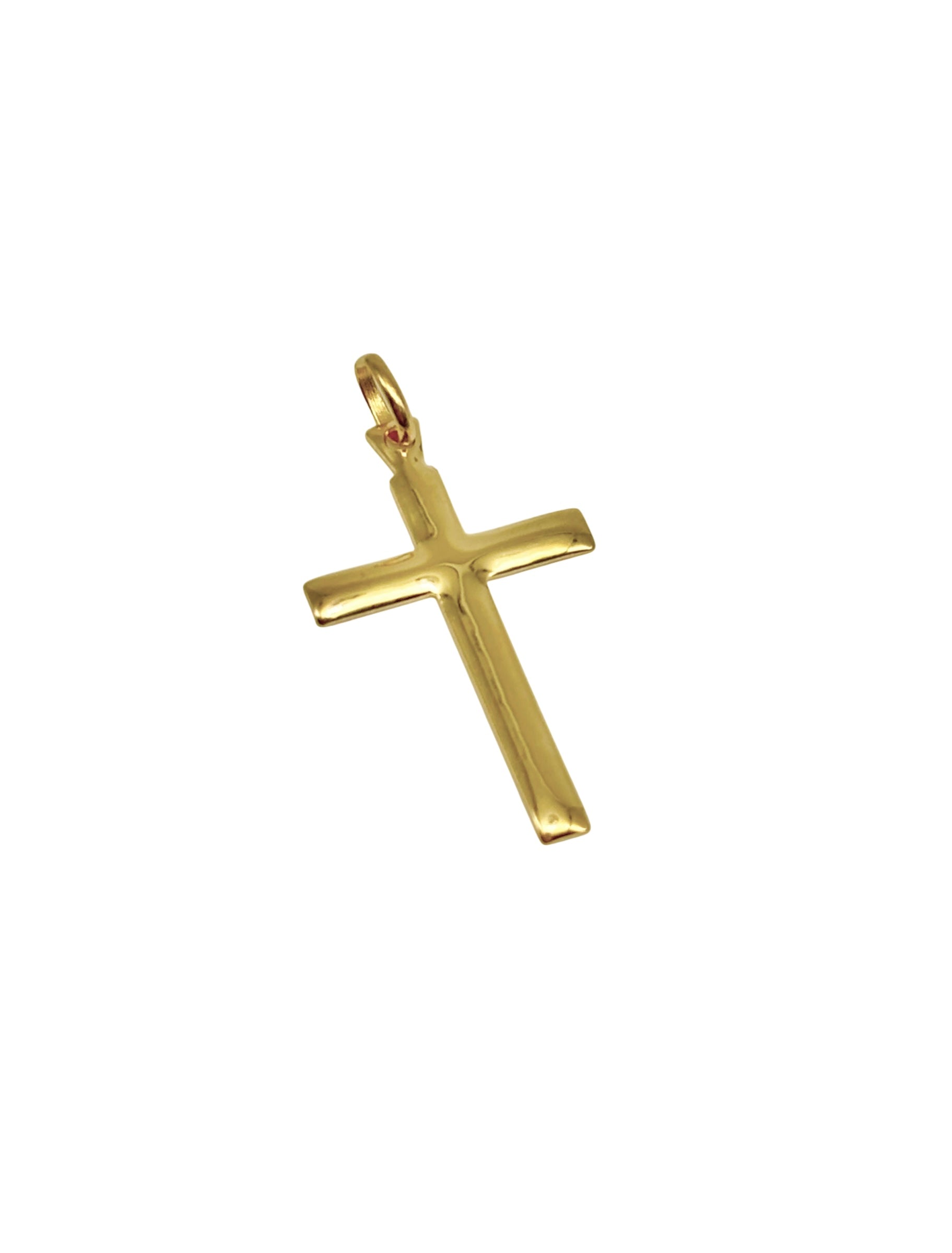 18K GOLD FRANCESCO CROSS - HANDMADE IN ITALY