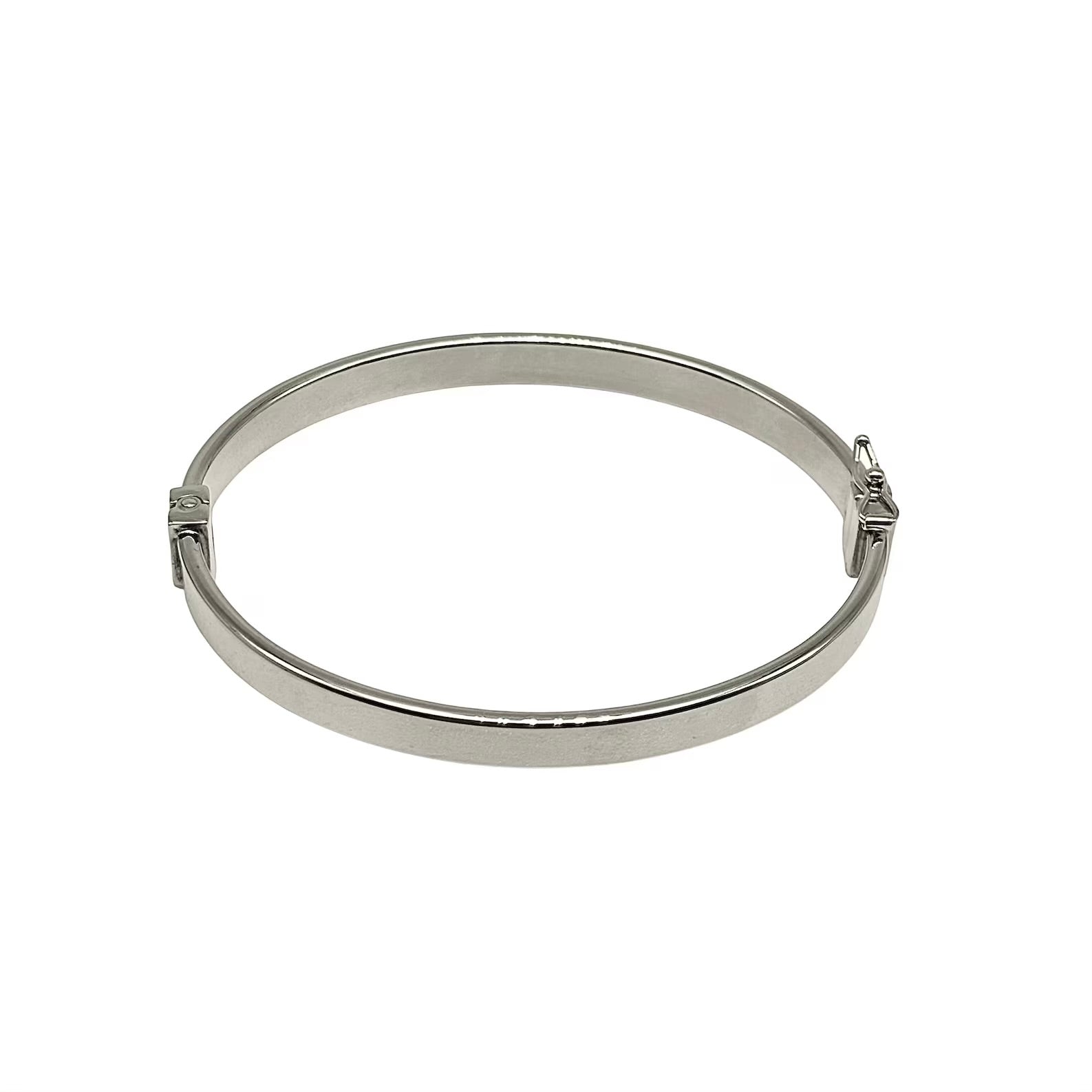 18K GOLD BANGLE BRACELET - HANDMADE IN ITALY