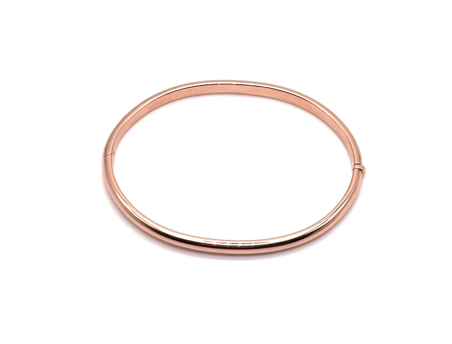18K GOLD BANGLE BRACELET - HANDMADE IN ITALY