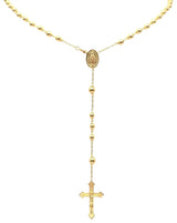 18K GOLD TULIPANO ROSARY NECKLACE - HANDMADE IN ITALY