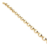 18K GOLD TOSCA ROLO CHAIN BRACELET - HANDMADE IN ITALY