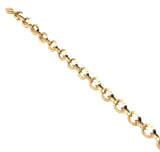 18K GOLD TOSCA ROLO CHAIN BRACELET - HANDMADE IN ITALY