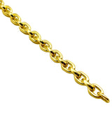 18K GOLD TRENTO ROLO CHAIN BRACELET - HANDMADE IN ITALY