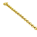 18K GOLD MARIANNA ROLO CHAIN BRACELET - HANDMADE IN ITALY