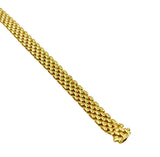 18K GOLD PANTHER LINK BRACELET - HANDMADE IN ITALY