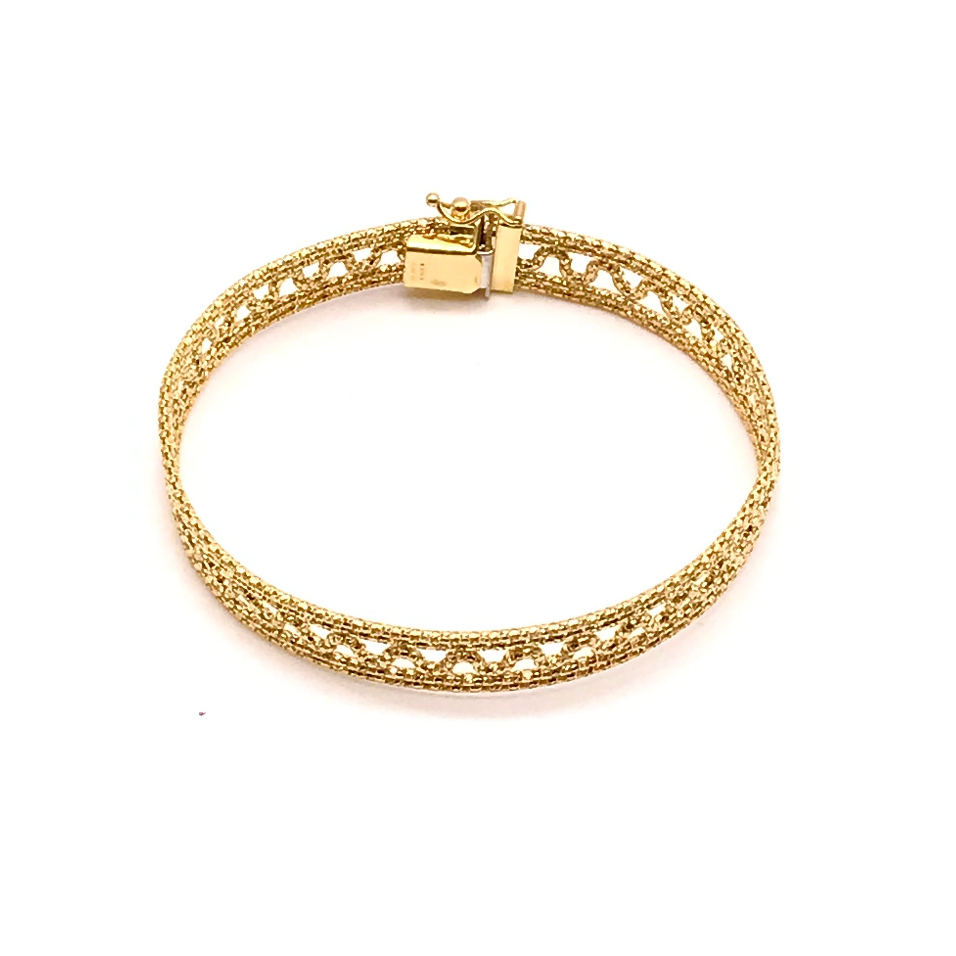 18K GOLD SELVAGGIA BRACELET - HANDMADE IN ITALY