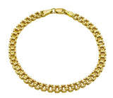 18K GOLD PANTHER LINK BRACELET - HANDMADE IN ITALY