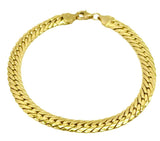 18K GOLD UDINE CHAIN BRACELET - HANDMADE IN ITALY