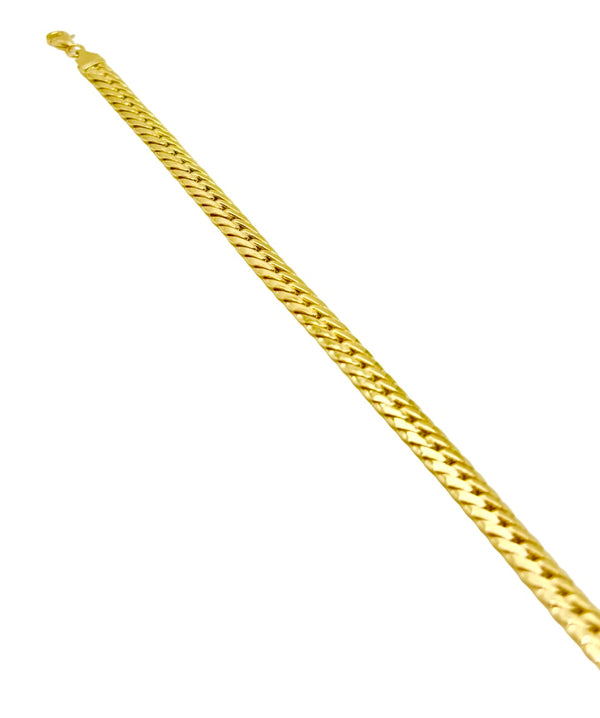 18K GOLD UDINE CHAIN BRACELET - HANDMADE IN ITALY