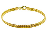 18K GOLD TRIESTE CHAIN BRACELET - HANDMADE IN ITALY