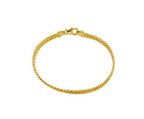 18K GOLD TRIESTE CHAIN BRACELET - HANDMADE IN ITALY