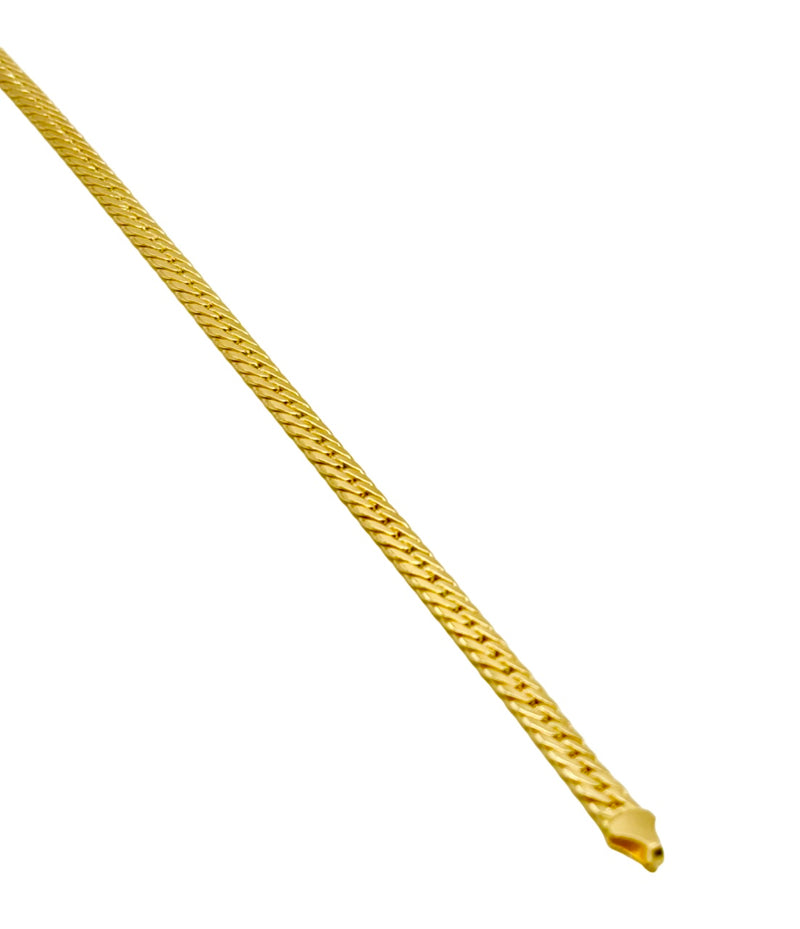 18K GOLD TRIESTE CHAIN BRACELET - HANDMADE IN ITALY