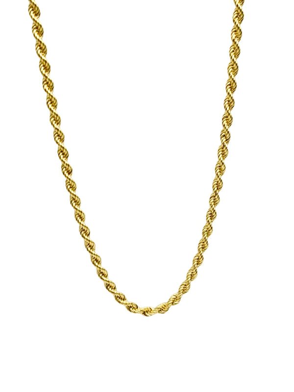 18K GOLD ROPE CHAIN - HANDMADE IN ITALY