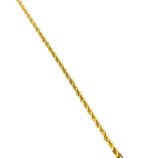 18K GOLD ROPE CHAIN BRACELET - HANDMADE IN ITALY