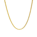 18K GOLD ROPE CHAIN - HANDMADE IN ITALY