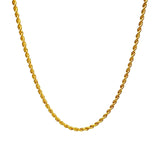 18K GOLD ROPE CHAIN - HANDMADE IN ITALY