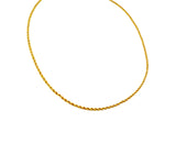 18K GOLD ROPE CHAIN - HANDMADE IN ITALY